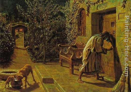 The Importunate Neighbour painting - William Holman Hunt The Importunate Neighbour art painting